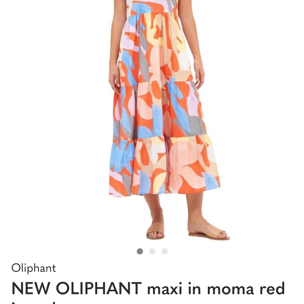 NEW OLIPHANT maxi in moma red in red